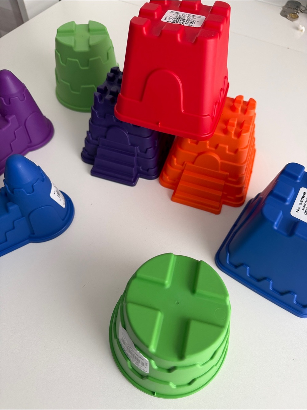 Sandcastle Molds - Beach Building Set - 8 Piece - Colorful - Plastic - Summer